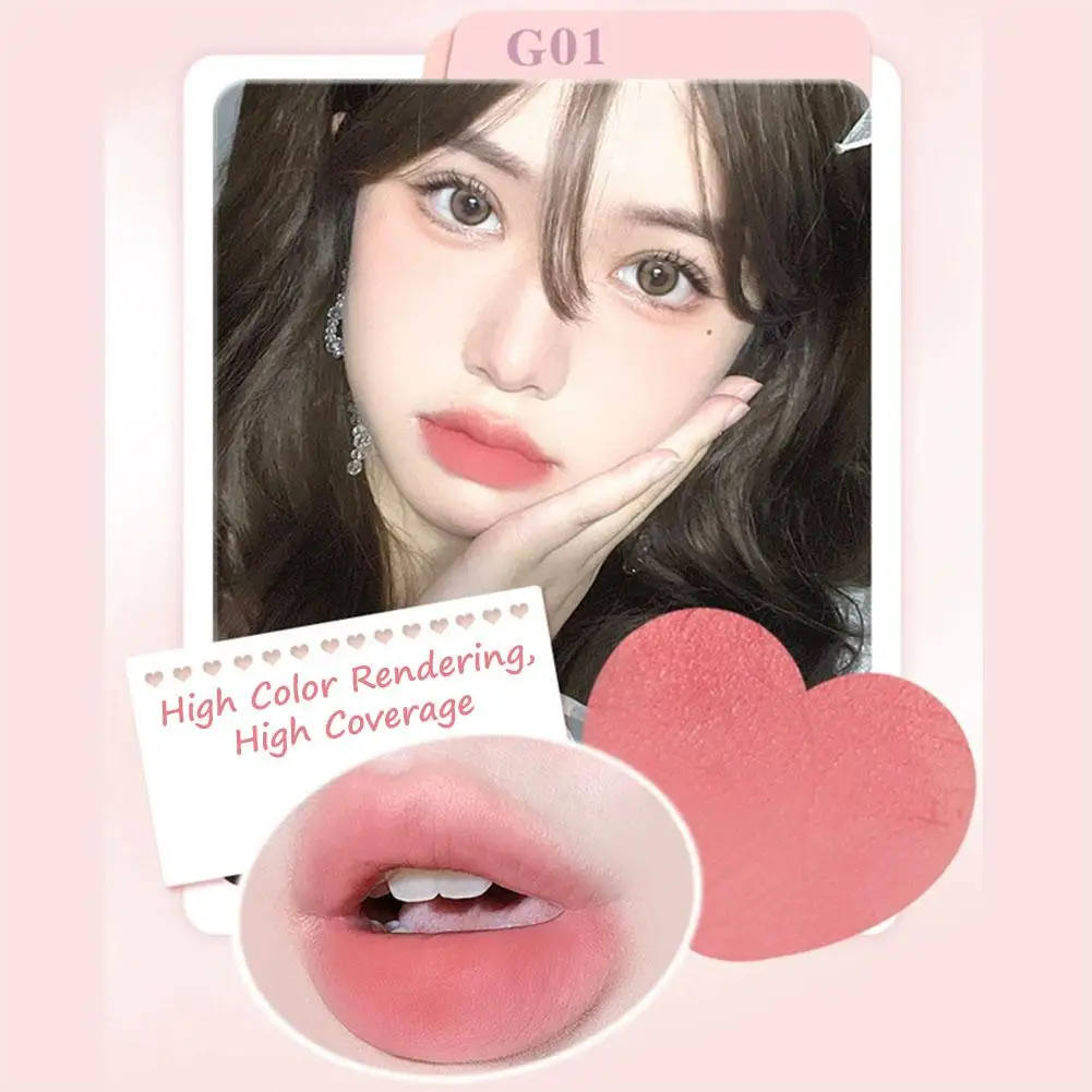 for Gogotales Soft Mist Ice Block Lip Glaze Lip Red Makeup Honey Natural Student Lipstick Mud Cube Cosmetics Ice Color L7O4