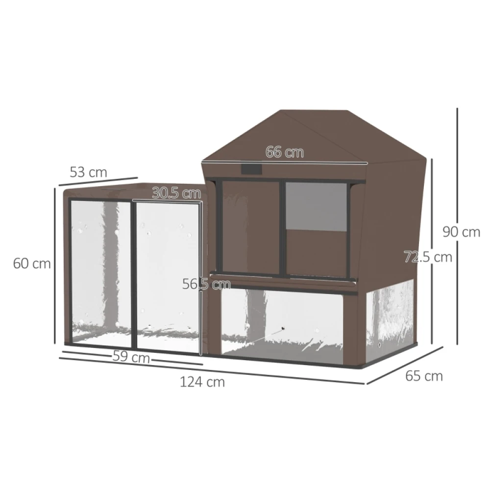 Water Resistant Rabbit Hutch Cover for Pets