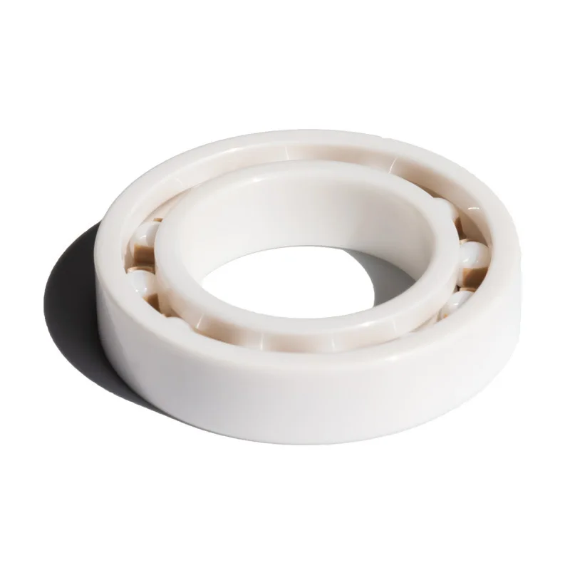 1pcs 608 6000 6001 6002 6003 6004 6005 6006 6007 6008 6009 6010 Zirconia With CageDouble Sided Sealed Full Ball Ceramic Bearing - Image 2