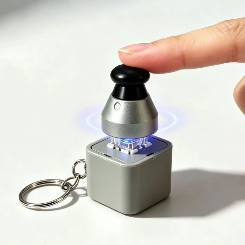 Light Up Pressure Cooker Voice Keychain Bag Pendant 7cm Voice Keychain Keyboard Clicker Button Sound Pendant Party Small Gift
