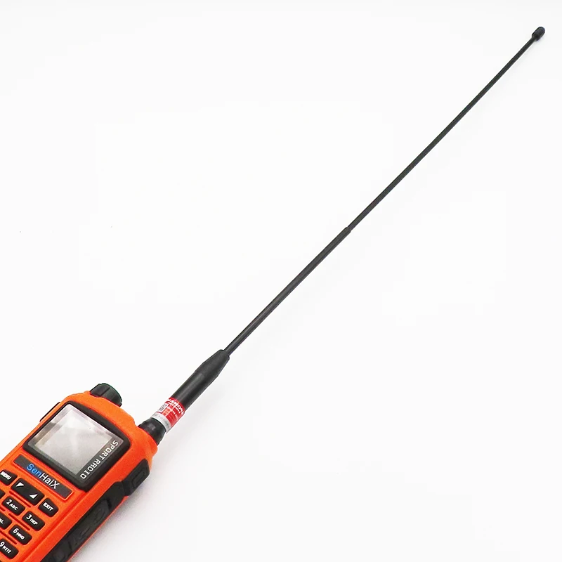 Diamond New long antenna SRJ77 UV dual-segment handheld For K5 K5（8） UV-5R 888S walkie-talkie soft SRJ77CA upgrade 45cm SRH771