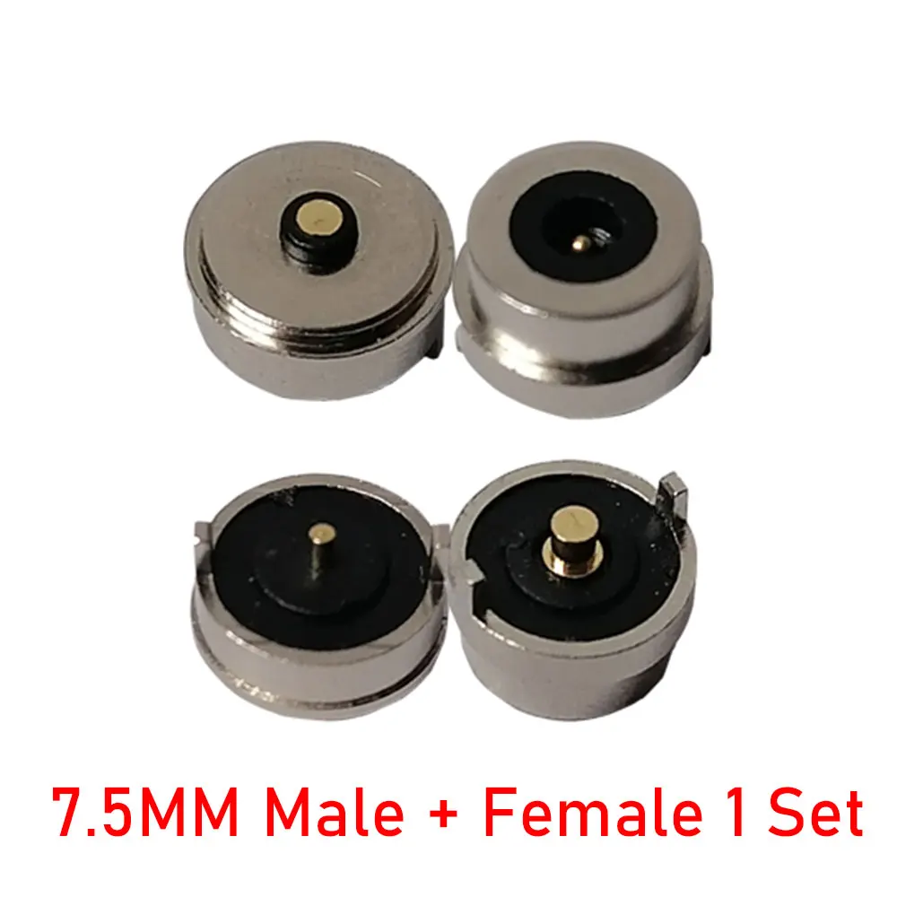 1 Paar runde 10A Hochstrom-Magnet-Saugfeder-Pogo-Pin-Steckverbinder, männlich und weiblich, DC-Stromlade-Magnetstecker – Detail 14