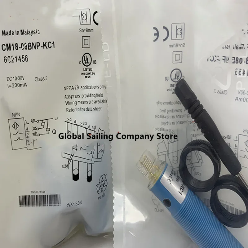 

2PCS New Capacitive proximity switch CM18-08BNP-KC1 CM18-08BPP-KC1 CM18-08BPP-EC1 CM30-16BPP-EC1
