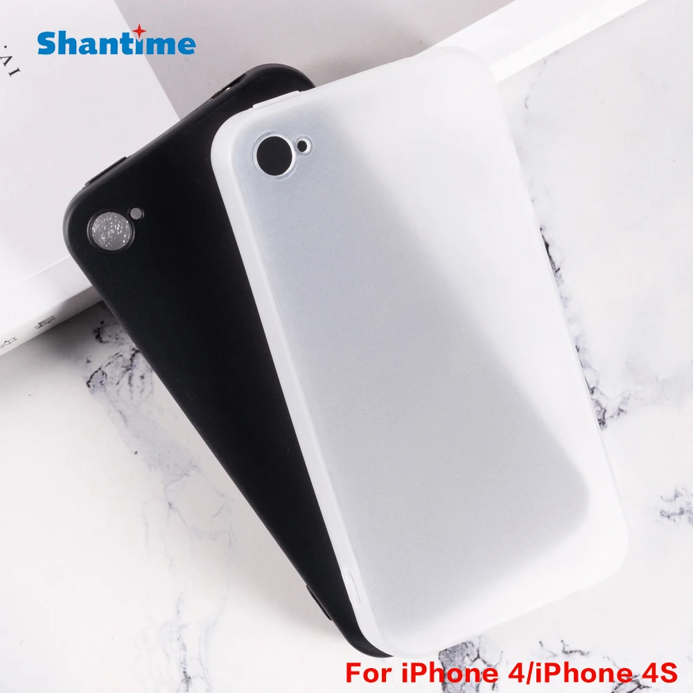 For iPhone 4 Gel Pudding Silicone Phone Protective Back Shell For iPhone 4S Soft TPU Case