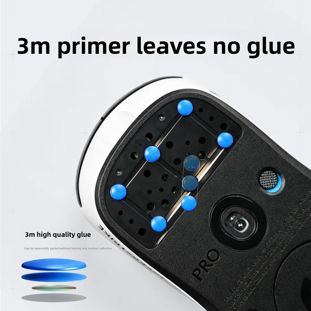 Lynn Mouse Skates Custom 5mm Round Dots PTFE Feet Smooth Silent Replacement for Cloth Glass Mouse Pad Gamer E-Sports Mouse DIY