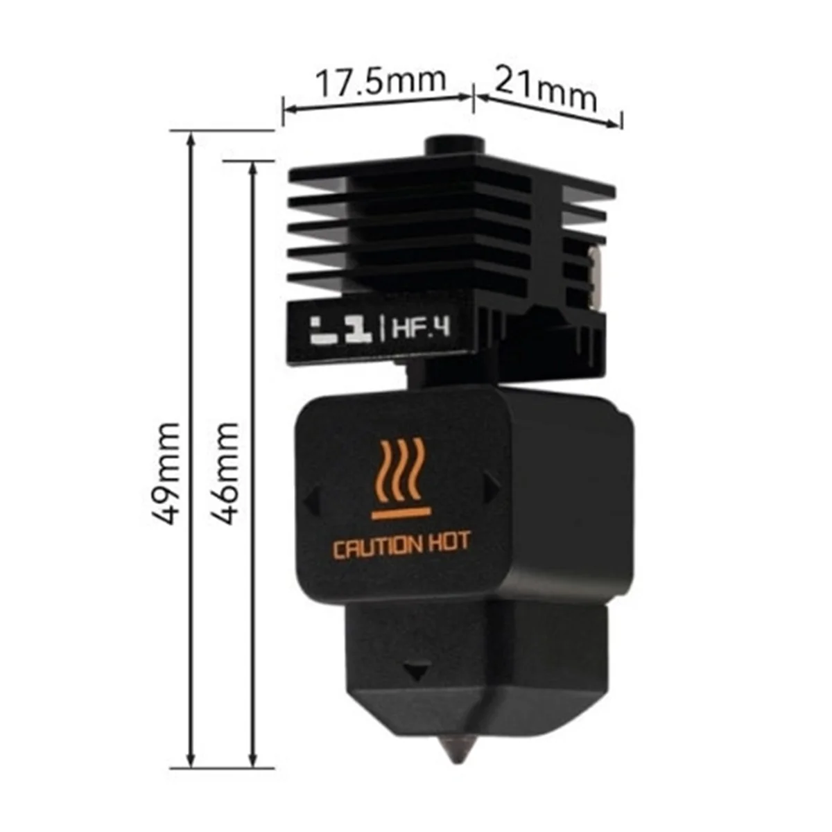 

Комплект Hotend A20M для сборки H2D, комплект Hotend, сменное сопло 0,4 мм для 3D-принтера H2D/A1