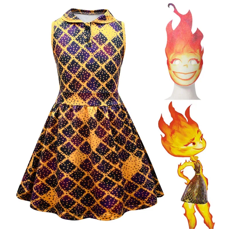 111 www الفتيات الجمرة النار فستان الأميرة قناع الصبي واد المياه تأثيري التي شيرت مجموعة هالوين عنصريات زي مجنون مدينة G