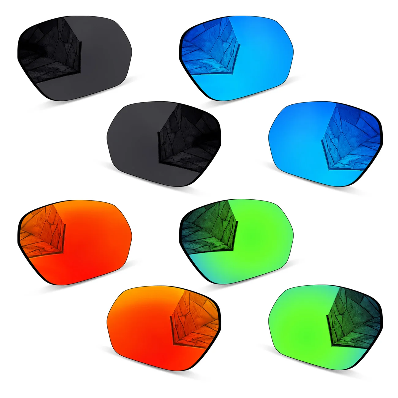 

Fit for Oakley Plazma OO9019 Frame Lenses Replacement for Oakley OO9019 Plazma Sunglasses