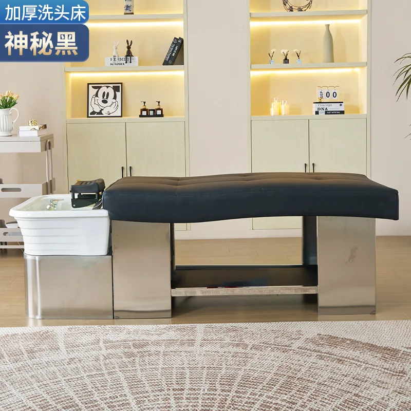 

Thai hair treatment shampoo bed barber shop special with water heater water circulation fumigation integrated beauty bed