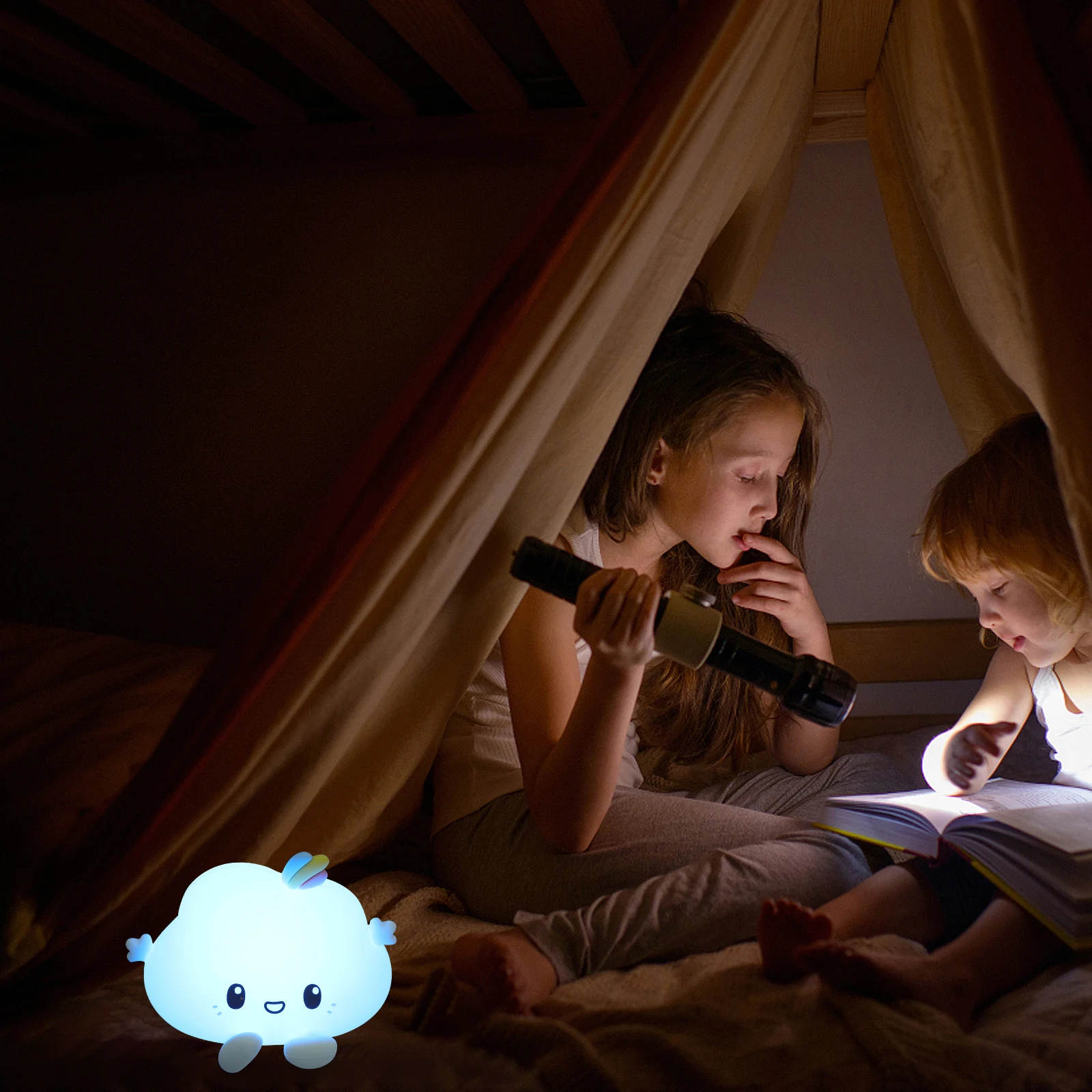 

Silicone Lamp Night Light Night Light Gradient Touch Baby Guardian Bedroom Decor Toddler Room LED