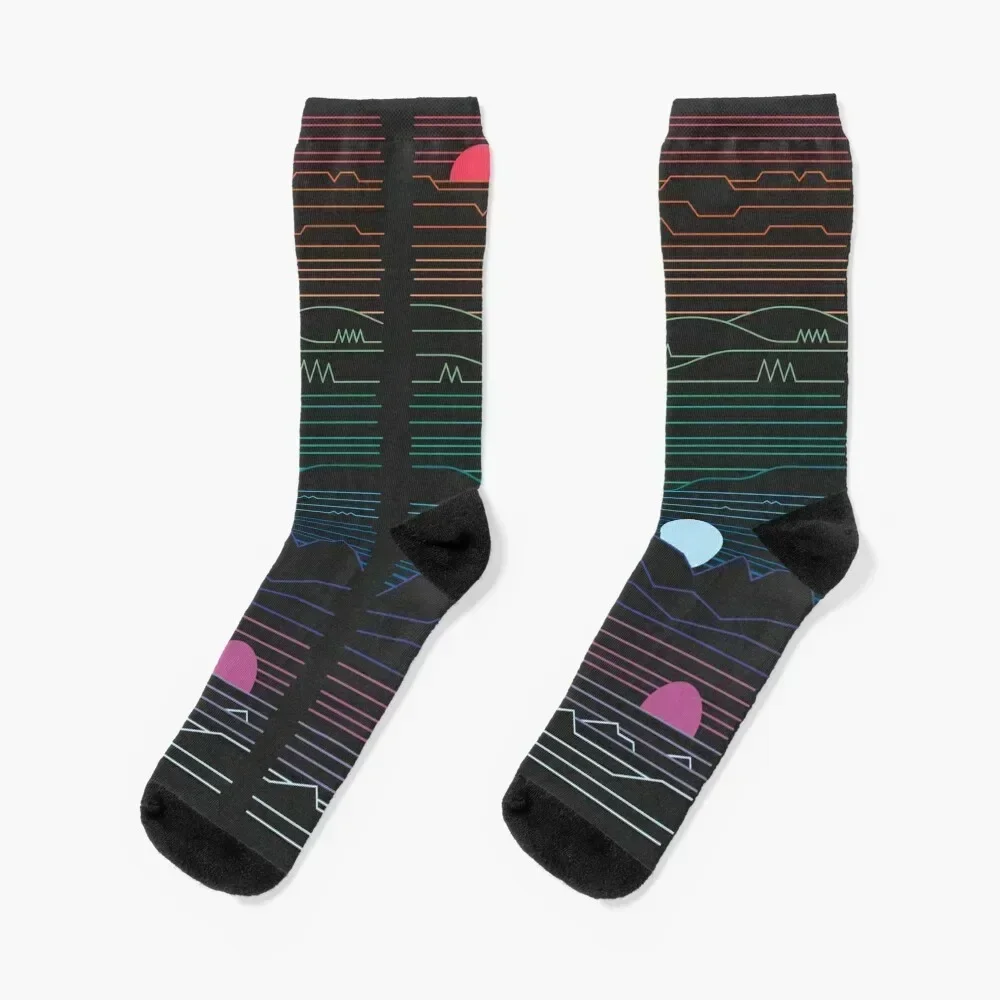 

Many Lands Under One Sun Socks kawaii cartoon moving stockings Socks Male Women's