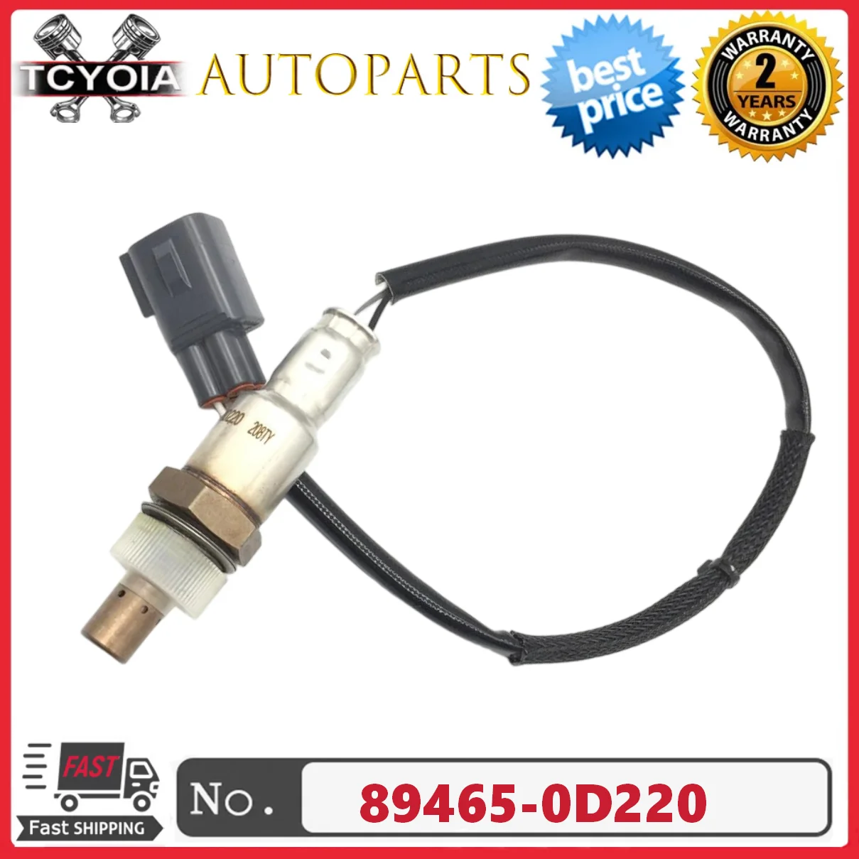 

Новый датчик кислорода Lambda O2 89465-0D220 894650D220 для Toyota Yaris L Vios 2013-