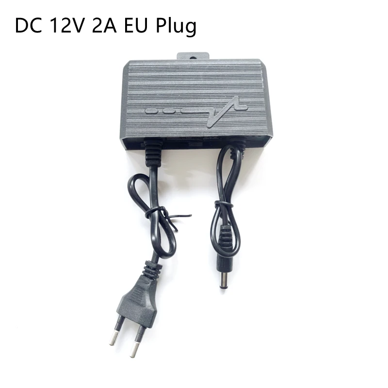 DC 12V 2A Power Supply AC DC Charger Adapter 2.0A EU US UK Plug Waterproof Outdoor for Monitor CCTV CCD Security Camera