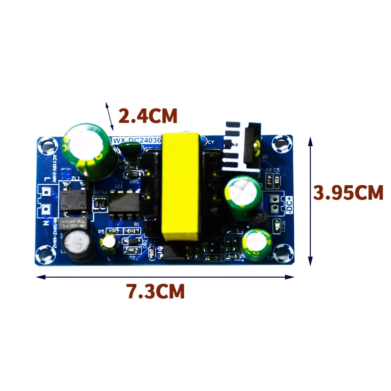 36W Switching Power Module Board 220V to 12V 3A / 24V 1.5A Isolated Power Supply