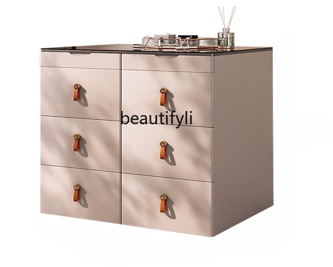 

Modern High-Grade Mid-Island Table Household Light Luxury Double-Sided Locker Cloakroom Display Storage