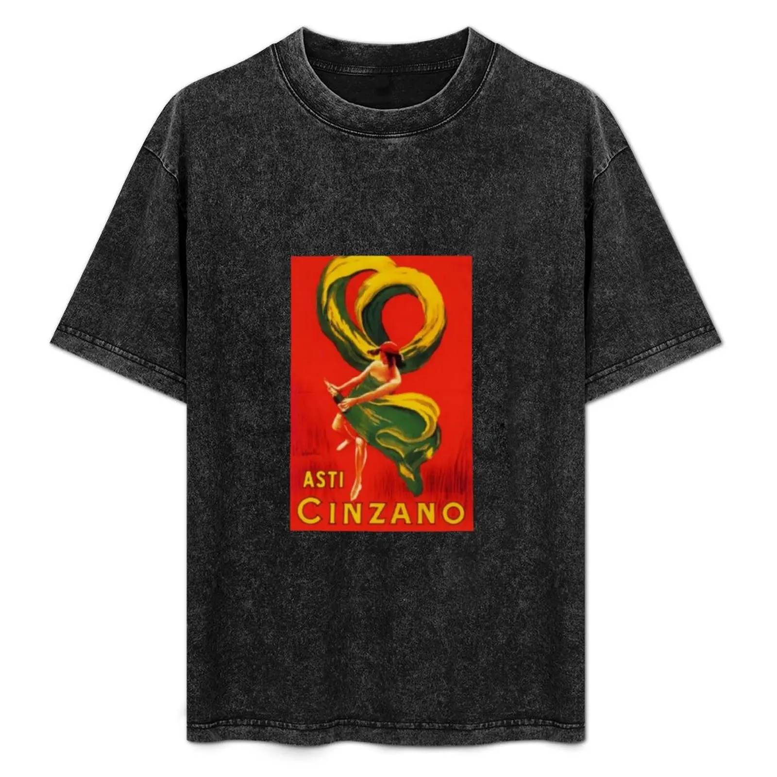 Camiseta Asti Cinzano con diseño gráfico simple