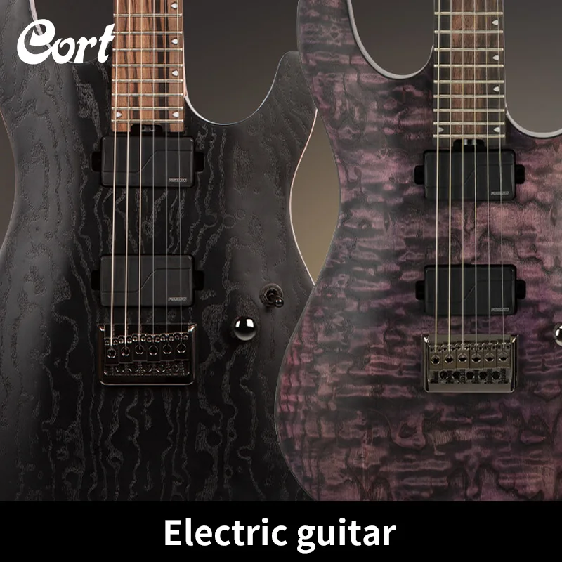 Guitarra eléctrica con estuche gratuito, KX500 grabado, Cort original, lista en tienda, inmediatamente segura, envío