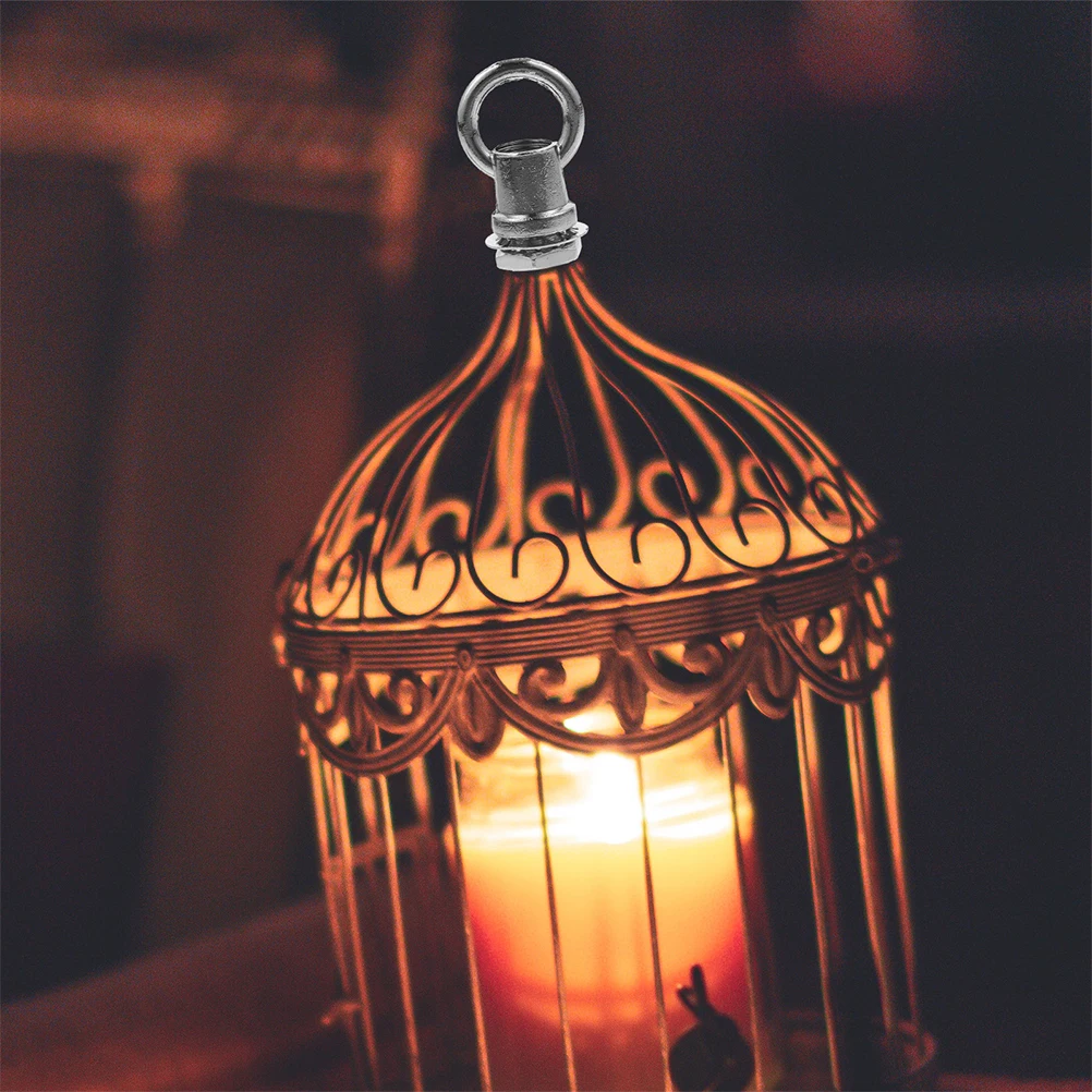 

8Pcs Pendant Light Hook Rings Heavy Duty M10 Threaded Metal Bull Nose Hook for Chandelier Chains Pendant Light Extension Chain