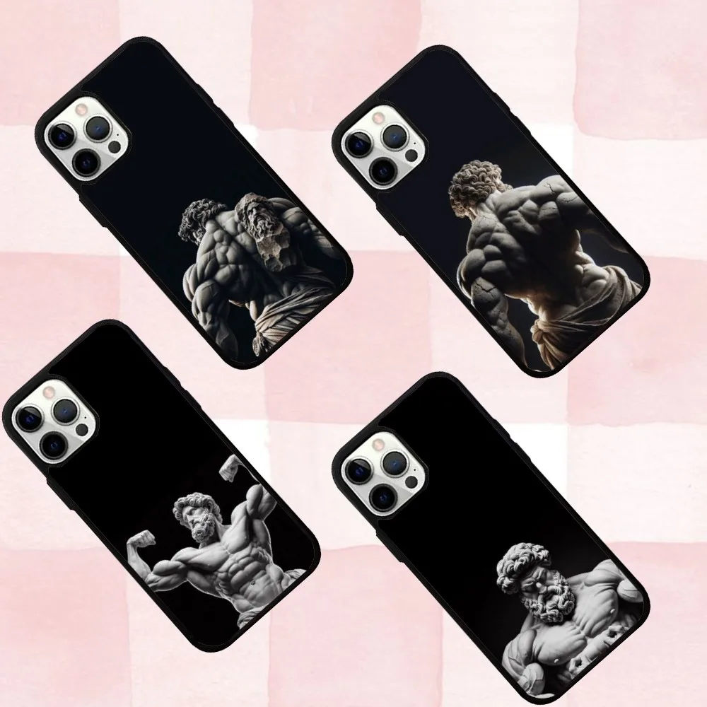 

Mythology Statue Fitness Phone Case For IPhone16,se4,15,Pro,Max,Case14,Plus,13,12,11 Magesafe Magnetic Wireless Charge Cover