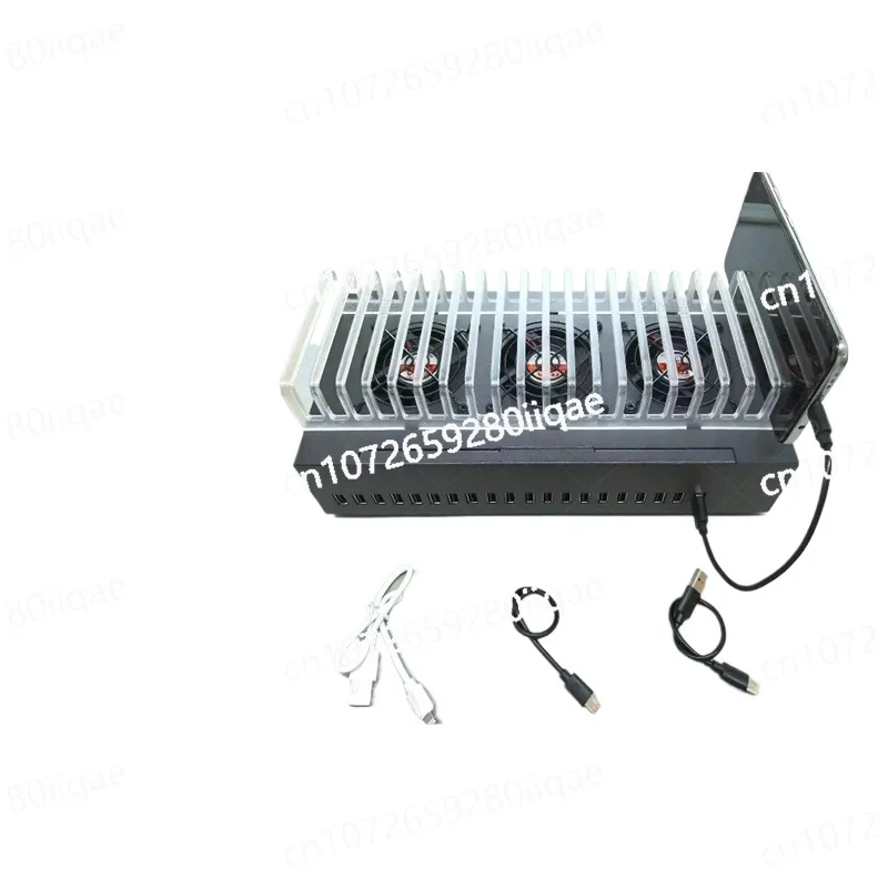 

20-Port HUB Hub Transmission Charging Screen Projection Synchronous Operation Equipment Chassis Splitter