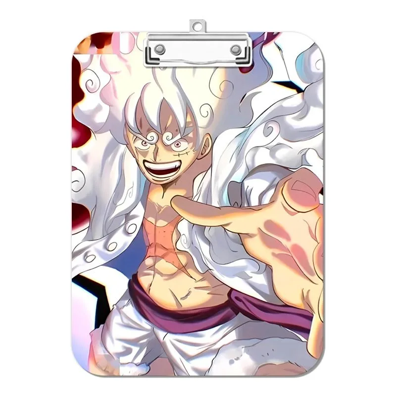 

A4 цельный мультфильм Луффи студент письмо фанера акриловая папка липкая заметка тестовый бумажный блокнот студенческие обучающие канцелярские принадлежности