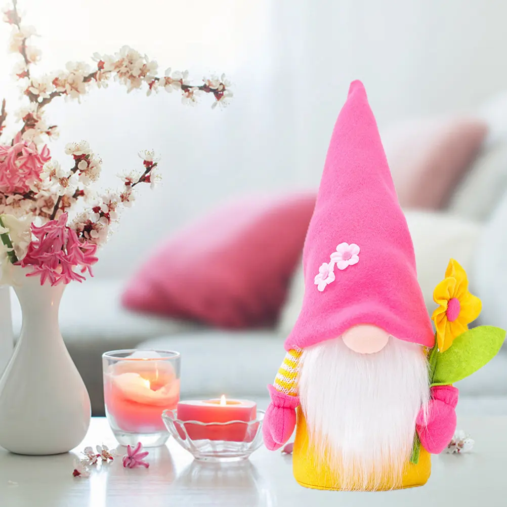 

1Pcs Faceless Flower Shape Home Decor Ornament Long-Lasting Material Perfect Photography Prop and Gift for Mother's Day Bedroom