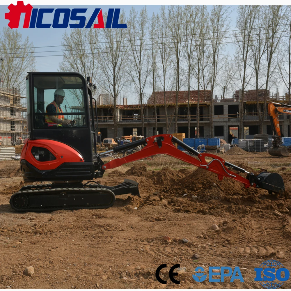 

Mini 2.5 Ton Excavator Custom Euro 5 Compliant CE Certified Small Digger for Agriculture and Building Work