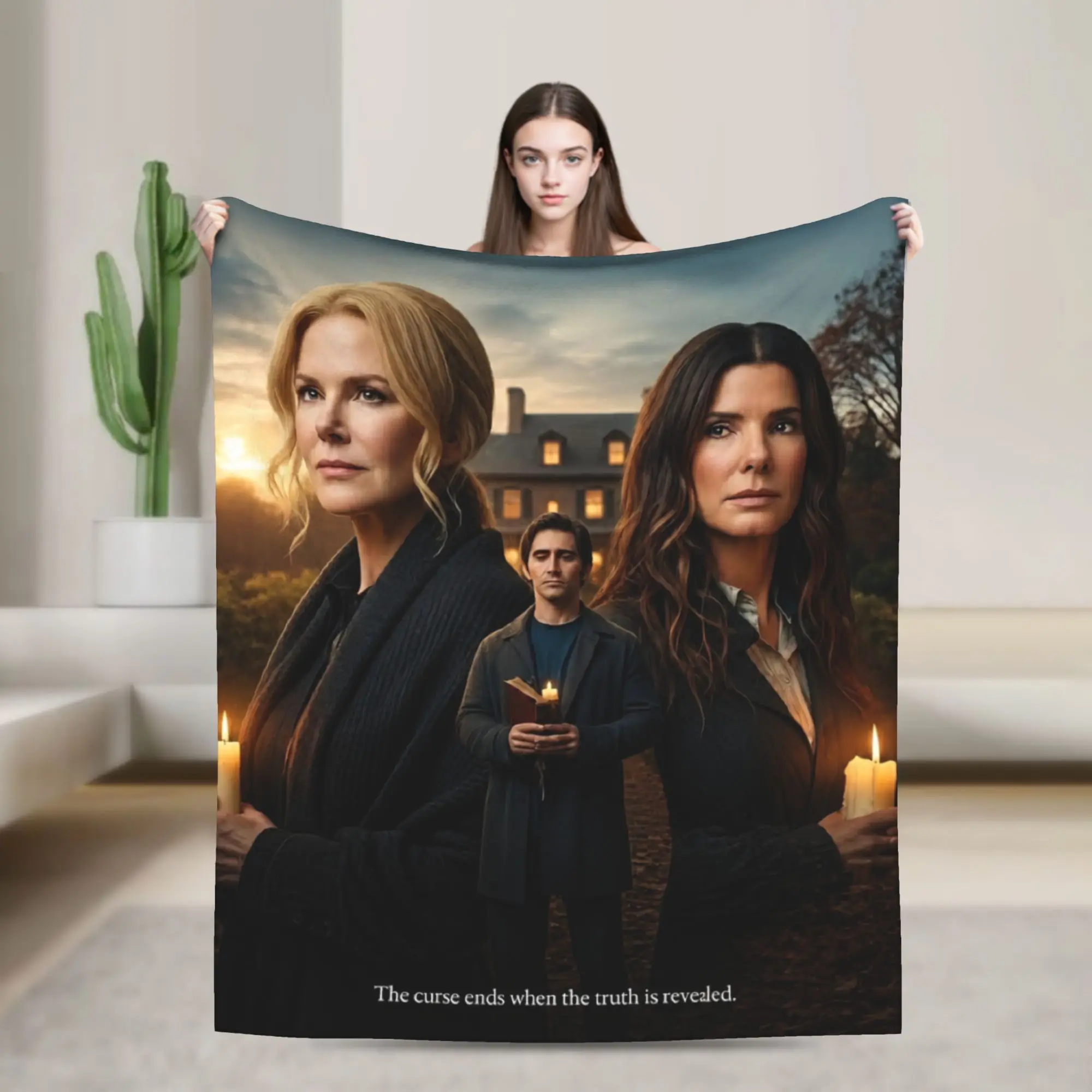 Super Soft Practical Magic 2 Movie 2026 Throw Blanket Premium Flannel Fleece Lightweight Bed Blanket Cozy Plush Bedspread