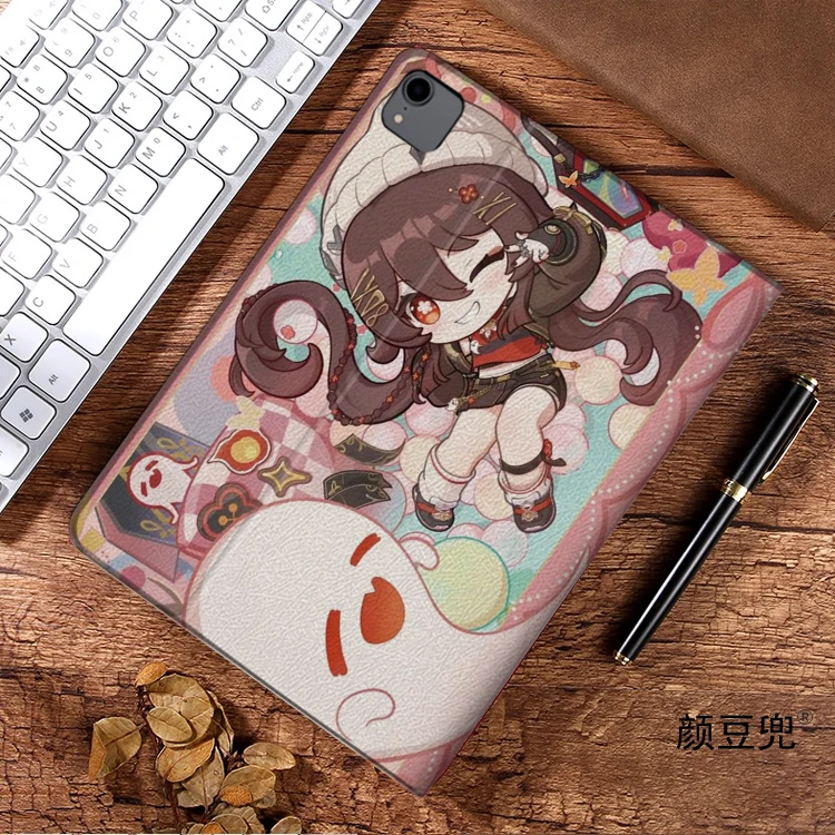 Hutao Anime Genshin Impact для iPad Air 4 5 6 Mini 4 5 6 чехол Роскошный силиконовый для Pro 13 12,9 11 10,5 дюймов для iPad 10 дюйма