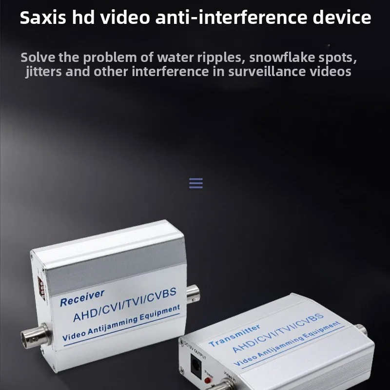 Coaxial HD Video Anti-jamming Device AHD/CVI/TVI Camera Signal Amplifier Extender Filter CCTV Exclude Interference