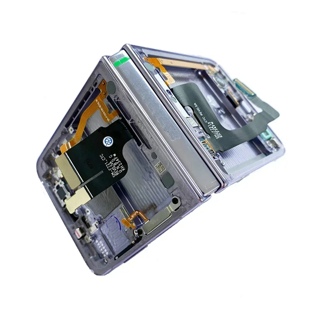 Z Flip 4 Inner Screen F721B F721U LCD Display For Samsung Z Flip 4 Inner Screen LCD Display With Frame Parts