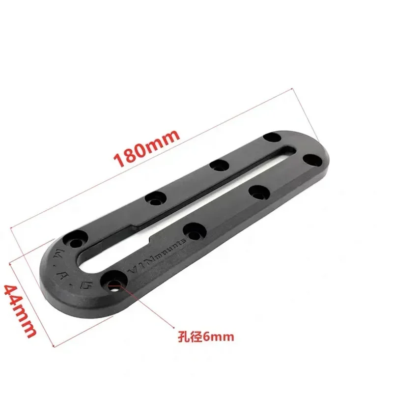 Kayak Slide Track Rails Bracket DIY Accessories Fishing Rod Holder Mounting Base Rack Compatible RAM