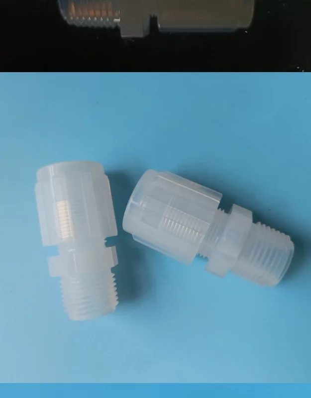PFA joint expansion NPT external thread direct thread semi-conductor joint