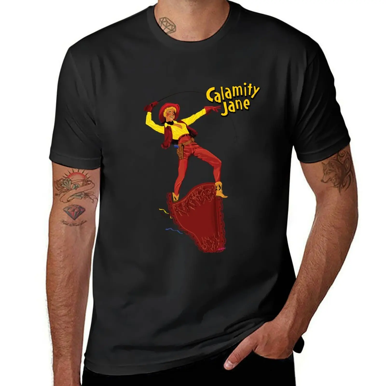 Calamity Jane T-Shirt summer top sweat plain t shirts men