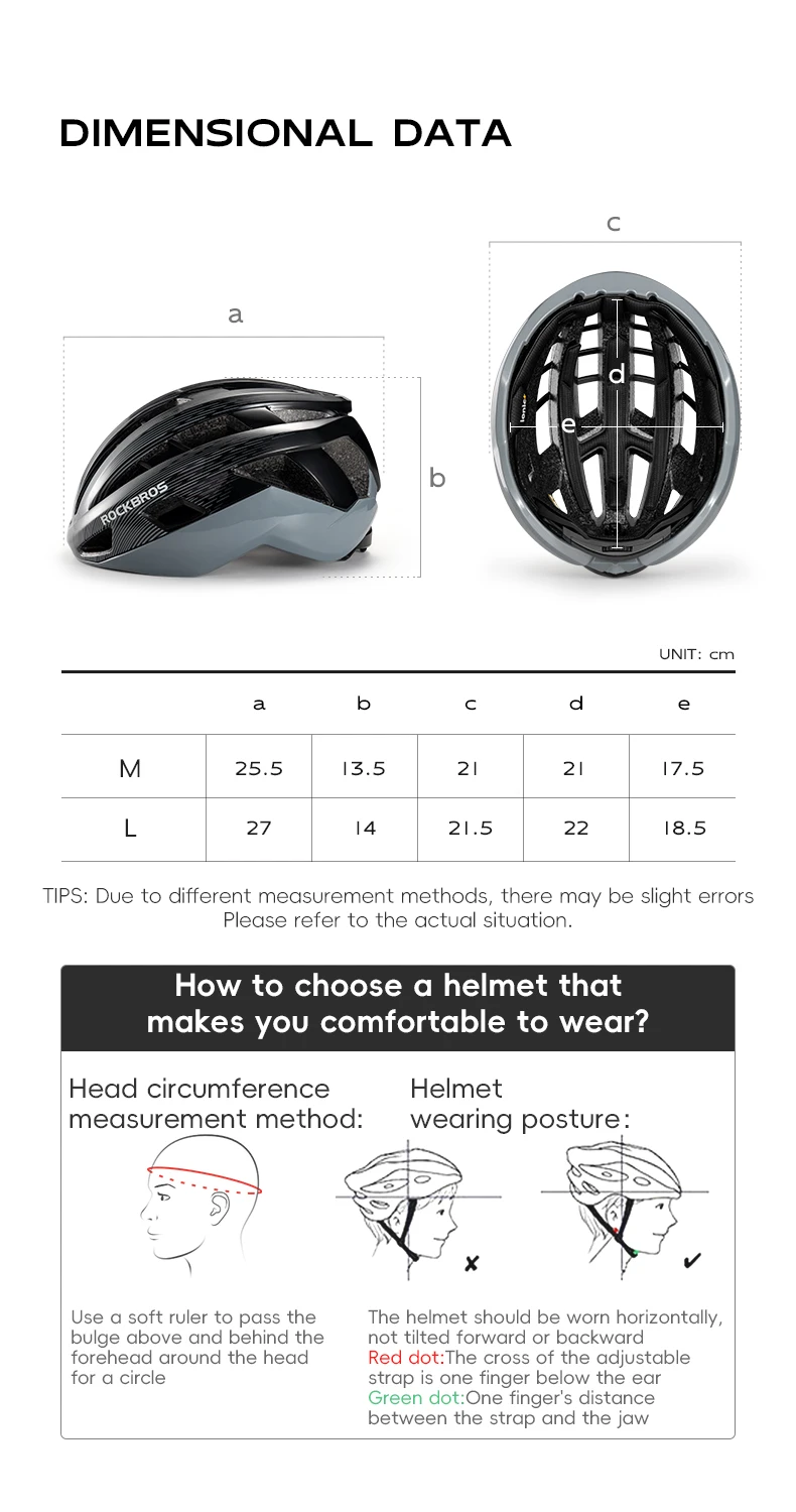 ROCKBROS Fahrradhelm Ultraleichter, modischer, atmungsaktiver MTB- und Rennradhelm für Herren und Damen, passend für 54-62 cm, Rennradzubehör ﻿ – Detail 20