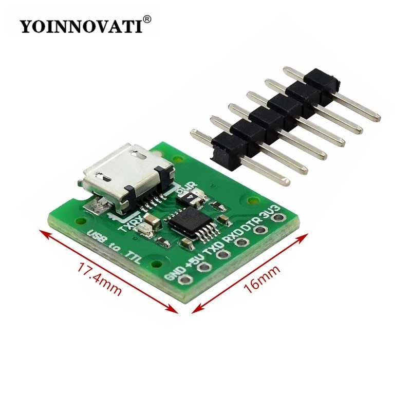 CH340N SOP8 USB to TTL Module Pro Mini Downloader Replaces CH340G CH340E CH340C CH9340