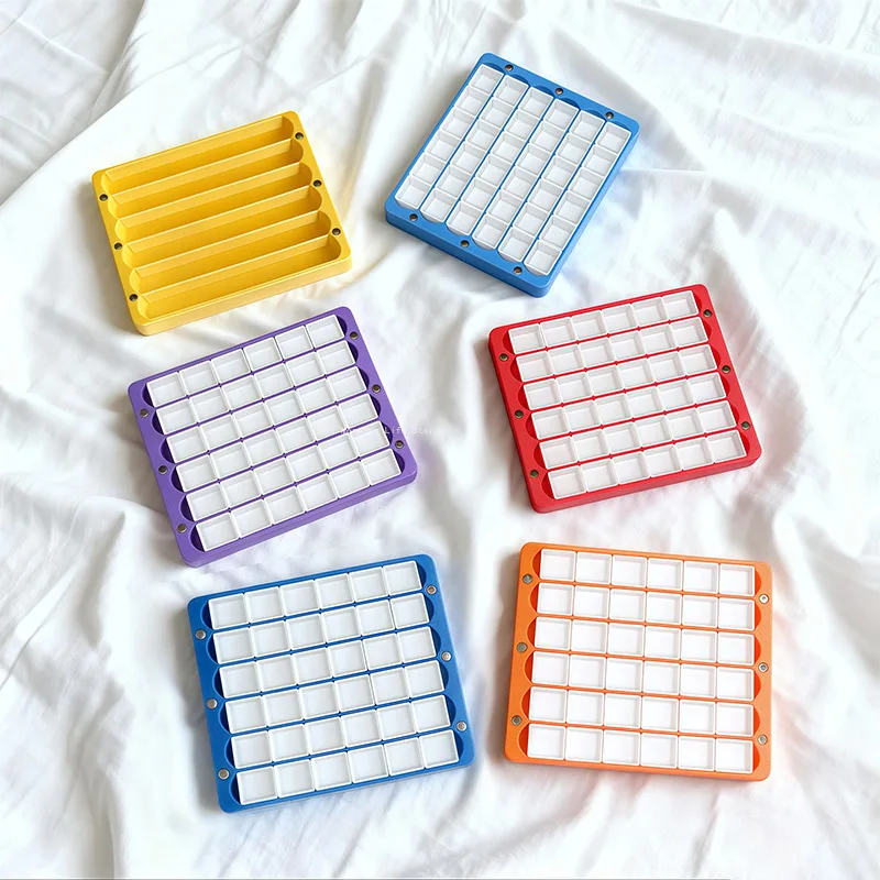 36-grid Magnetic Attraction Paint Packaging Storage Box Watercolor Solid/Liquid Paints Powder Pigment Subpackage Storage Box
