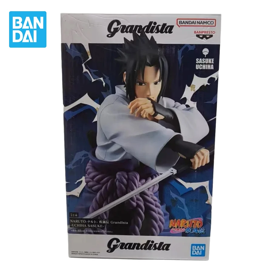 

Bandai аниме Наруто Шиппуден фигурки Графиста Учиха Саске ПВХ фигурки героев 240 мм фигурки Коллекционная модель игрушки