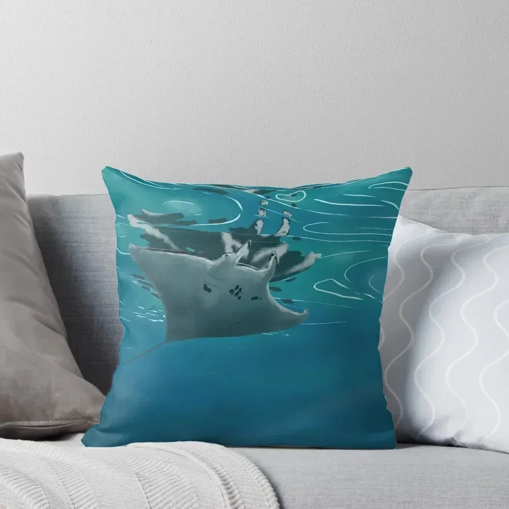 

Manta Ray yaR atnaM Throw Pillow Elastic Cover For Sofa luxury decor Pillowcases Cushion Covers Sofa Christmas s Covers pillow