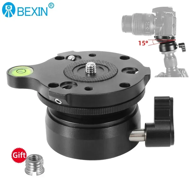 Bexin DY60N tripod head aluminum alloy horizontal regulation adapter for tripod unique frame photography camera