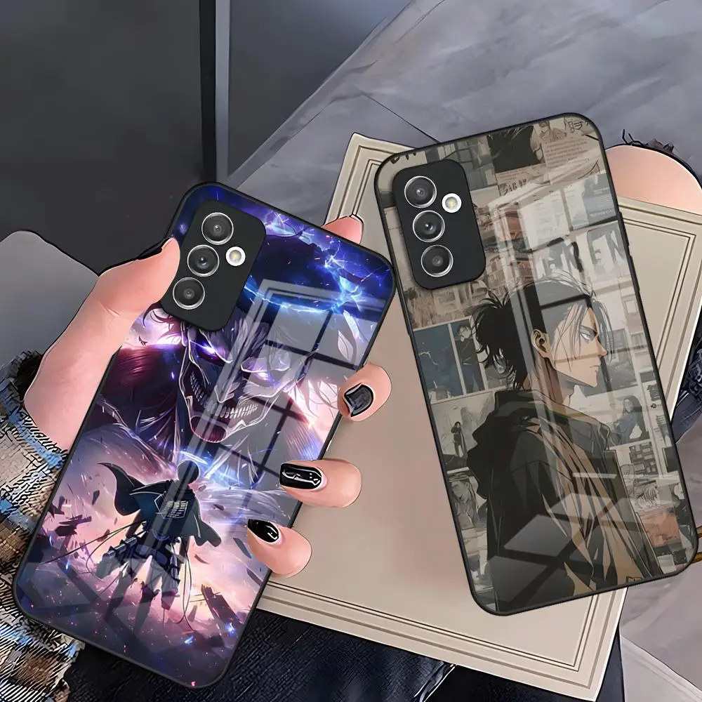 capa-de-telefone-anime-a-attack-on-titan-para-samsung-a25-a13-a33-5g-a54-a36-a35-a56-a52-a14-capa-de-vidro-a-prova-de-choque
