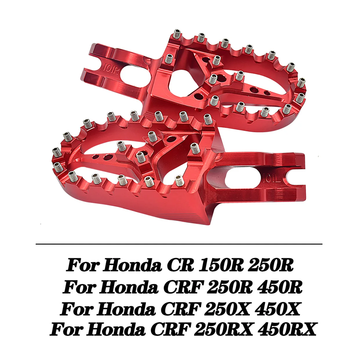 

Motorcycle CNC FootRest Footpegs Foot Pegs Pedals For HONDA CR 125 250 150R CR250R CRF 150R 250R 450R 250 450 X RX L M 2002-2021