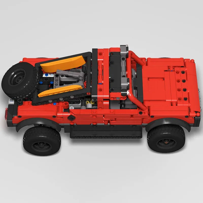 Modèle de voiture urbaine Moc briques de Construction camion tout-terrain 42213 modèle modulaire blocs technologiques noël bricolage jouet Construction cadeau