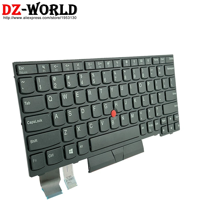 Imagem -02 - Teclado Preto uk Spa fr para Lenovo Thinkpad X280 A285 X390 X395 L13 Yoga g1 01yp025 01yp028 5n20x01387 01yp037 01yp036 01yp039