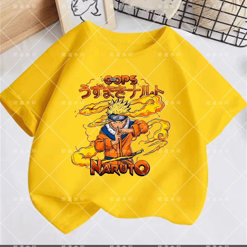 Teen 2024 Summer  crewneck pullover T-shirt Boys Girls Comfortable Blazer Street Dragon Ball Print casual T-shirt