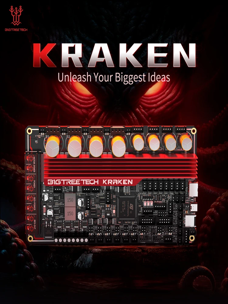 Płyta główna BIGTREETECH Kraken z wbudowanym TMC2160 - Części do drukarek 3D, ulepszenie dla BTT PI Raspberry Pi Voron 2.4 Voron Trident — zdjęcie produktu 7
