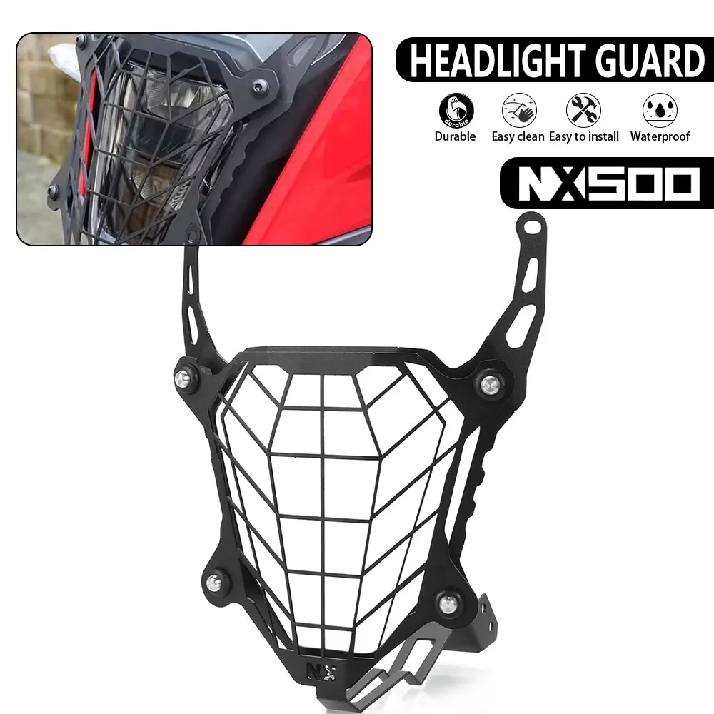 

2024 Motorcycle Accessories Headlight Grille Guard Cover Protection Protector For Honda NX400 NX500 Nx 400 500 2025 500NX 400NX