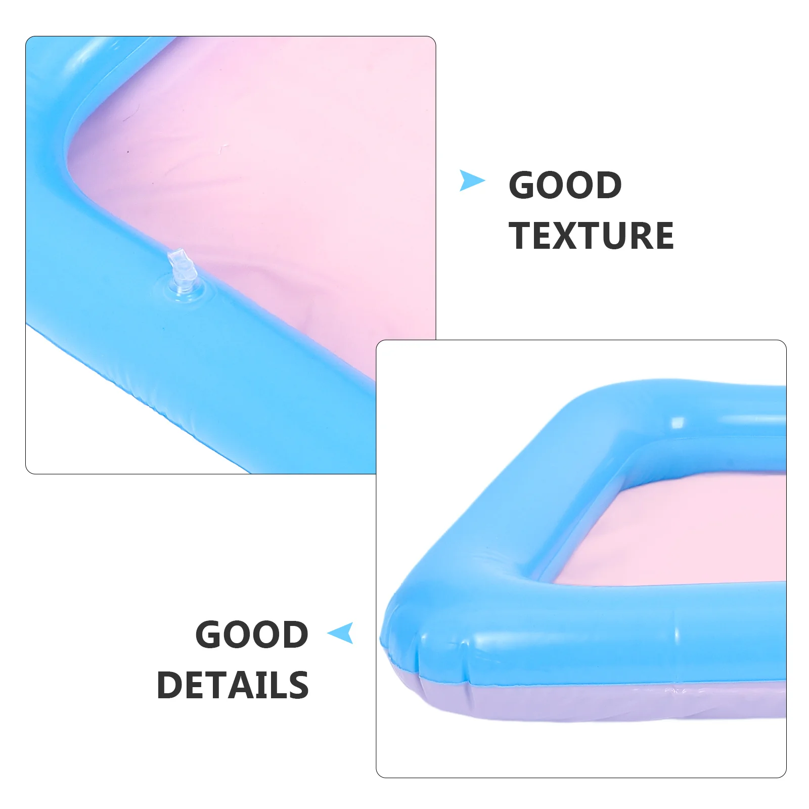 Inflatable Sand Tray Kids PVC Mini Fishing Pool Toy Multifunctional Foldable Quick Inflate Deflate Sandbox Children Playset