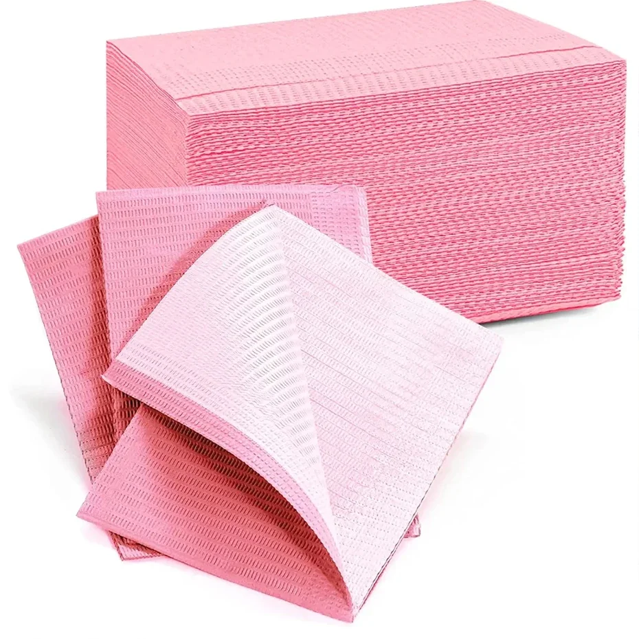 

20pcs/lot Pink Nail Art Table Mat Disposable Tattoo Clean Pad for Nails Waterproof Tablecloths Manicure Tools Tattoo Accessories