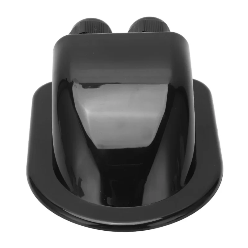 Solar Gland Double Cable Entry IP68 Waterproof ABS Mount Housing Accessory For RV Yacht White/Black